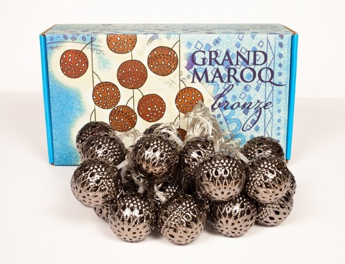 Grand Maroq Bronze Indoor Decorative Light Chain   - 24 x 4 cm Led Light Chain - li808 - Image 3