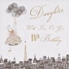 18th Daughter  -  Handmade  Birthday Card - ET29