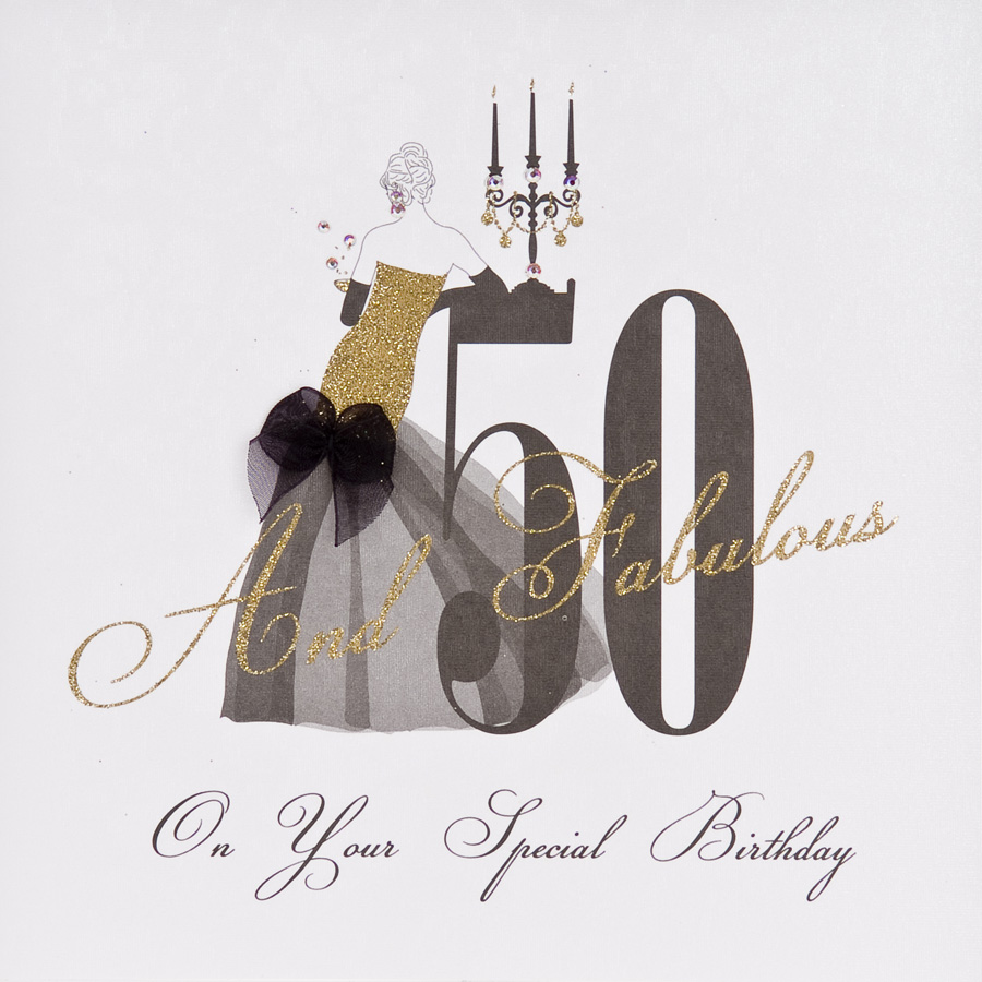 50 And Fabulous Handmade Birthday Card Et40 Tilt Art 50 And Fabulous Handmade Birthday Card Et40 Tilt Art