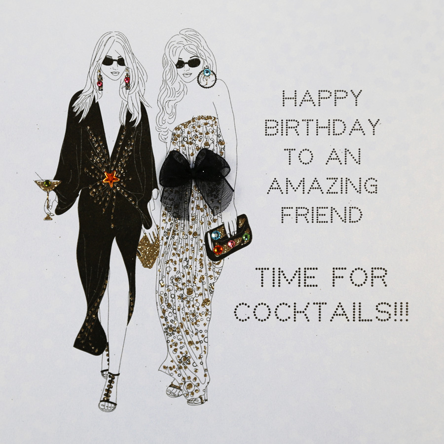 make a beautiful birthday card for your friend