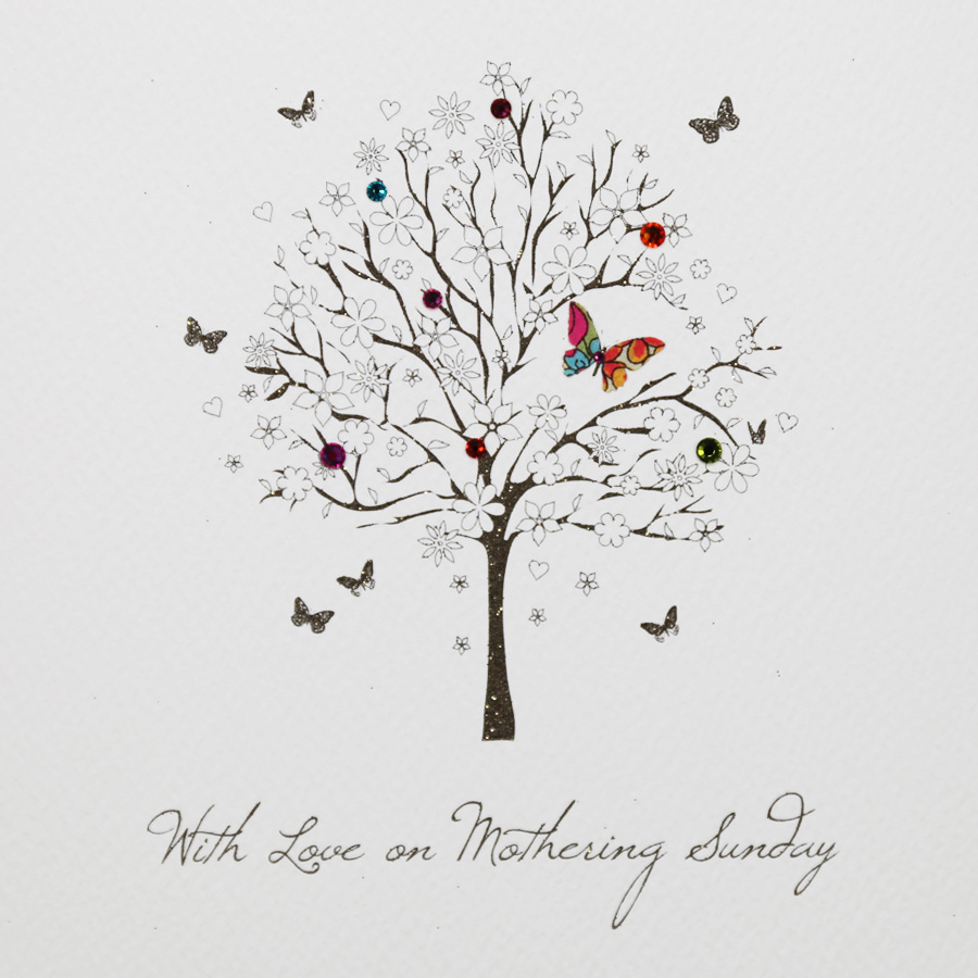 With Love On Mothering Sunday - Mother's Day Card - MU5