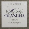 To A Wonderful Grandma  -  Handmade Birthday Card  -  BH26