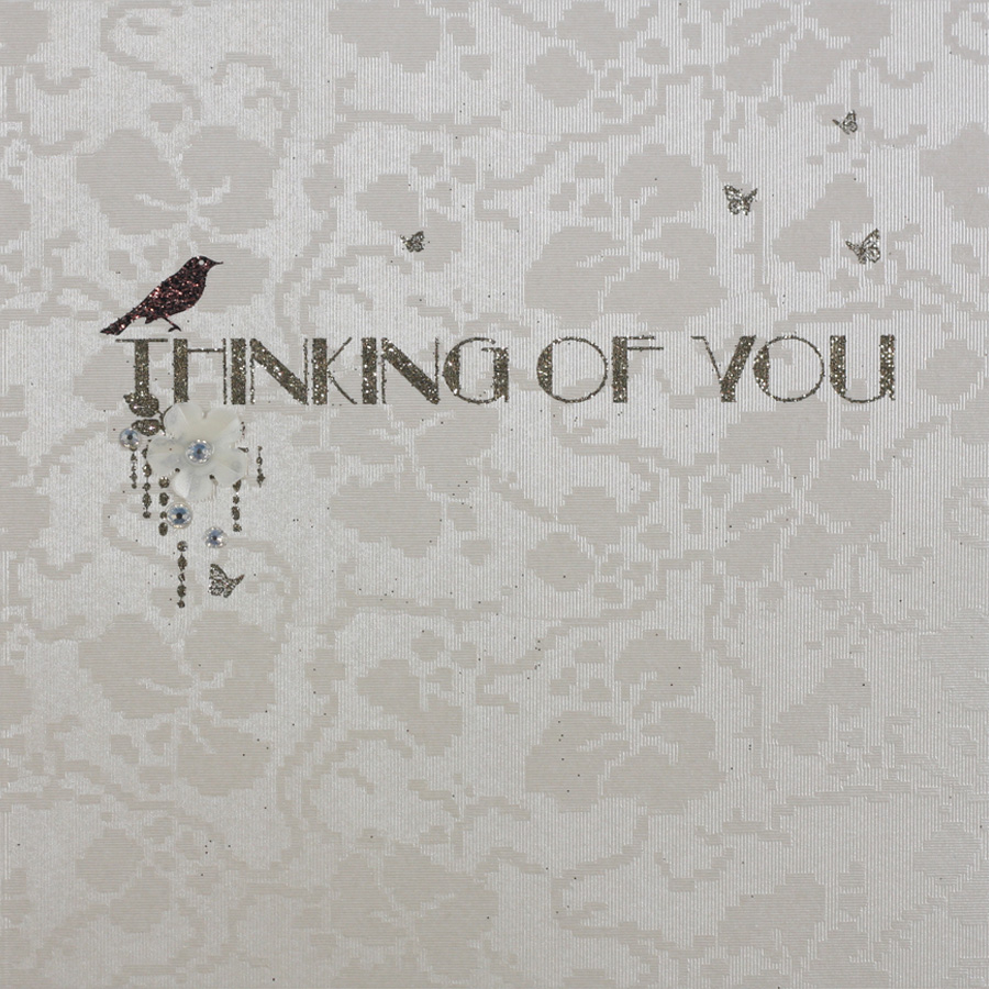 Thinking Of You - Handmade Sympathy Card - BHM2