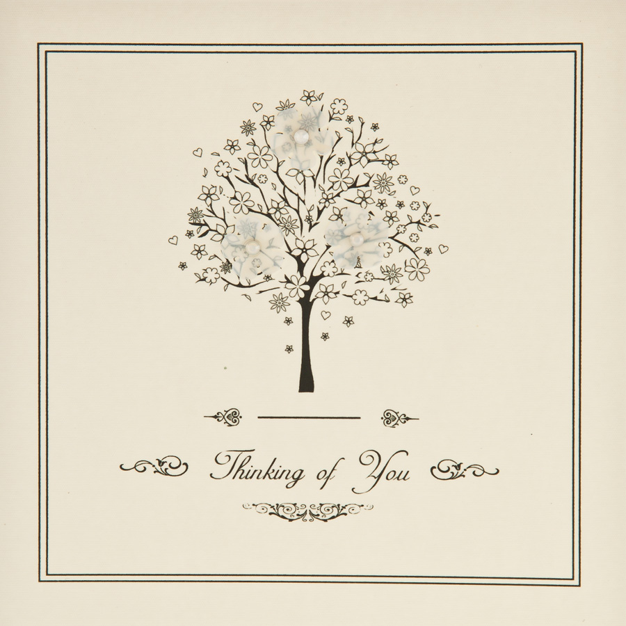 Thinking Of You - Handmade Sympathy Card - BM8