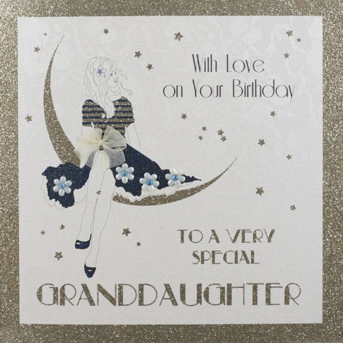 To A Very Special Granddaughter -  Handmade Birthday Card  -  CF25