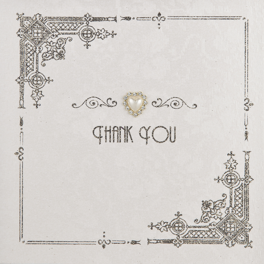Thank You - Handmade Greeting Card - HWM1