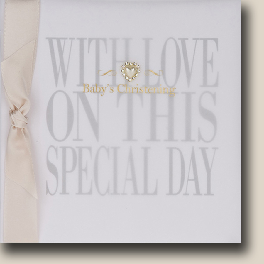 Baby's Christening - Handmade Christening Card - C33