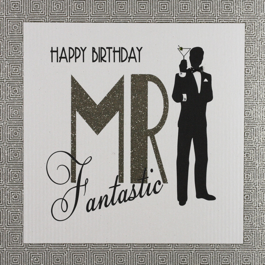 Mr Fantastic - Large Handmade Open Birthday Card - GA25
