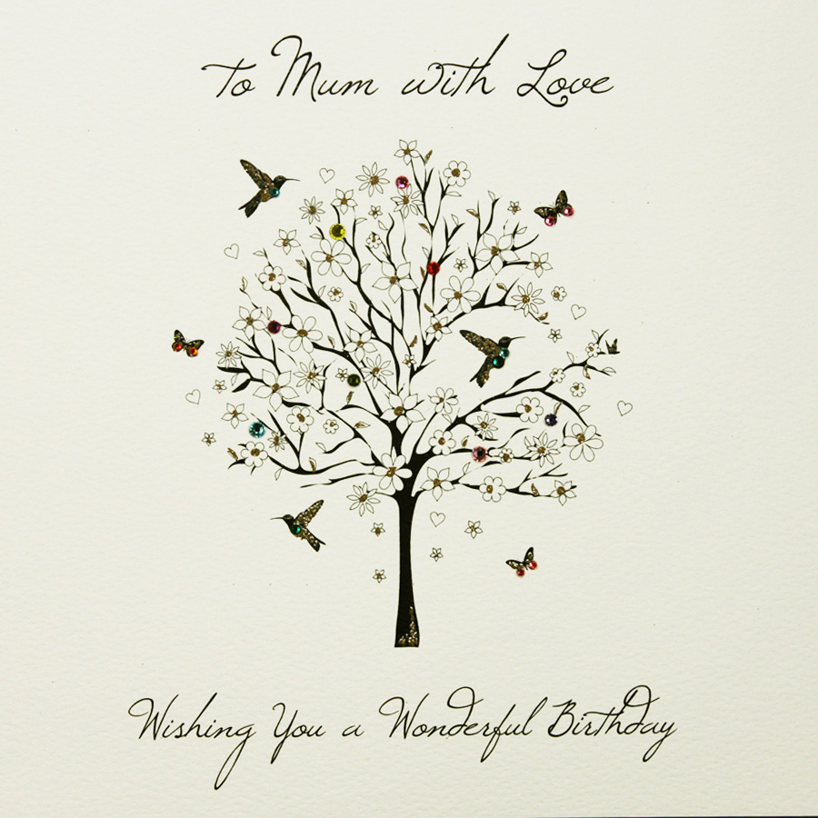 To Mum With Love - Large Handmade Birthday Card - SL16