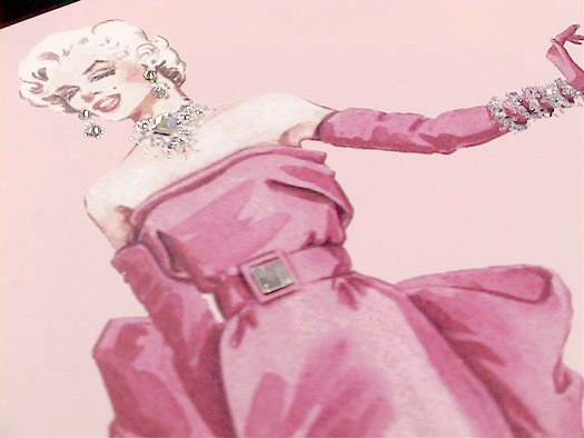 Diamonds Are A Girl's ... - Large Handmade Open Birthday Card - TRL3 - Image 2