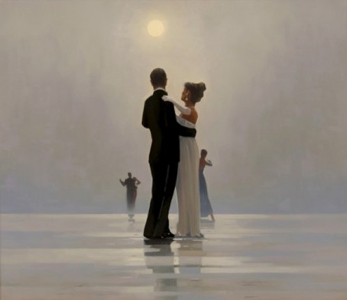 Ae Fond Kiss Jack Vettriano Open Greeting Card HPC014