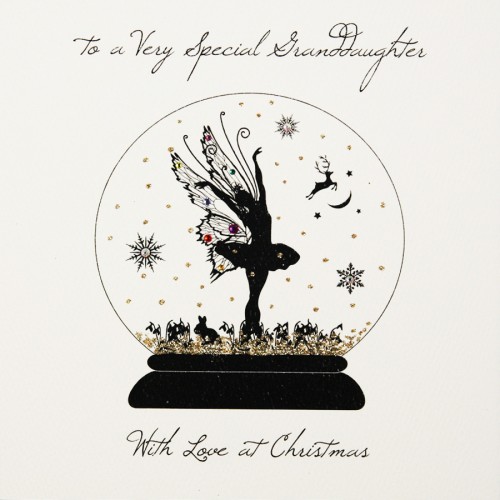 To a Very Special Granddaughter -  Handmade Christmas Card  -  M20