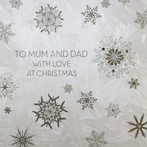 To Mum And Dad  -  Handmade Christmas Card  -  SC19