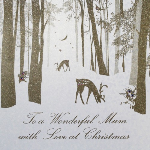 To a Wonderful Mum  -  Large Handmade Christmas Card  -  SCL6