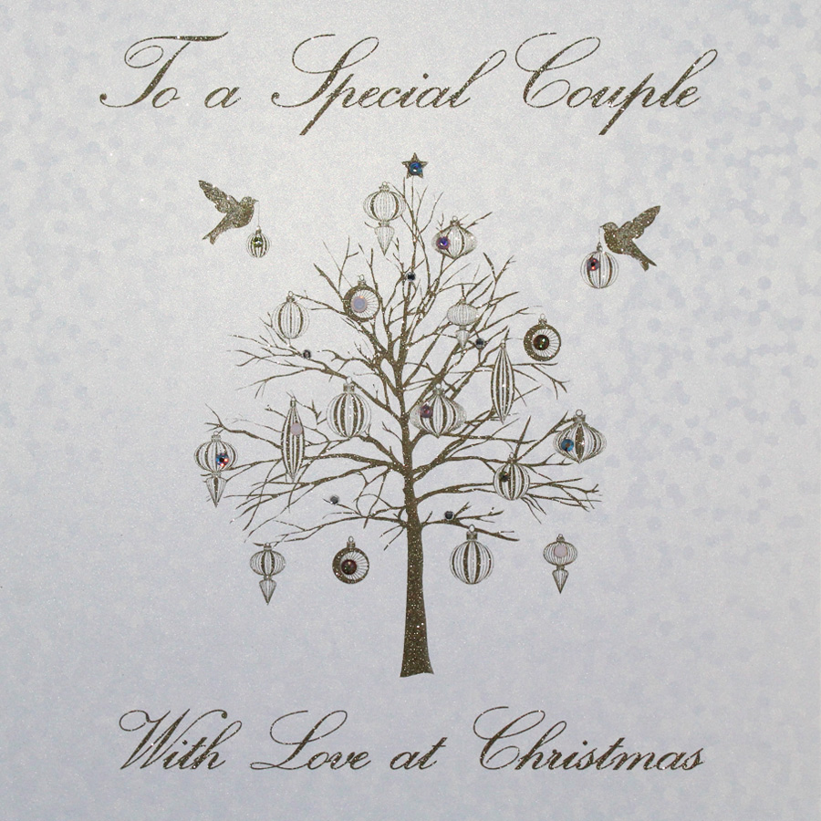 To a Special Couple - Large Handmade Christmas Card - SCL7