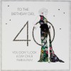 Day Over Fabulous !  -  Large Handmade 40th Birthday Card  -  BLY6