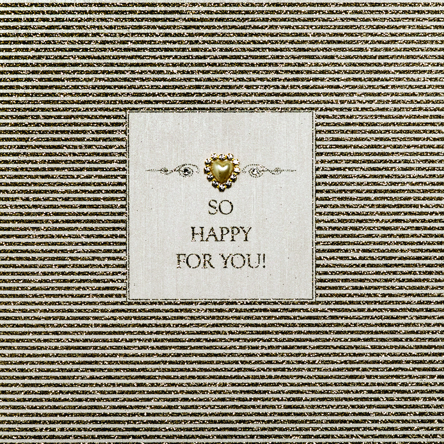 So Happy For You - Handmade Engagement Card - GD15