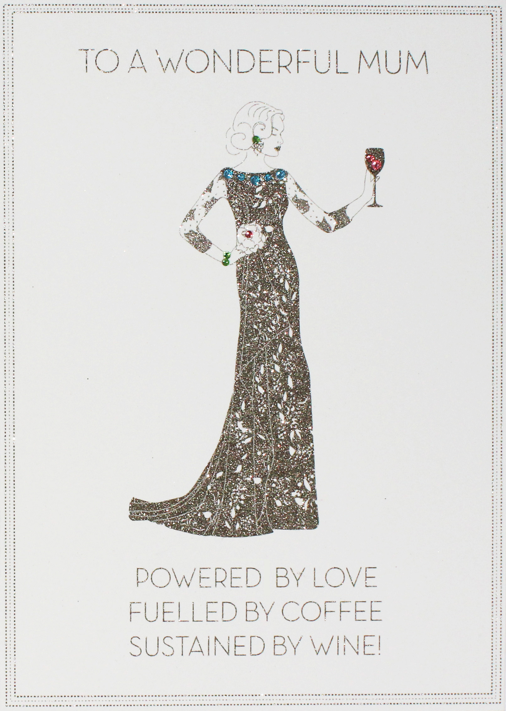 To A Wonderful Mum - Handmade Open / Mother's Day Card - MY10