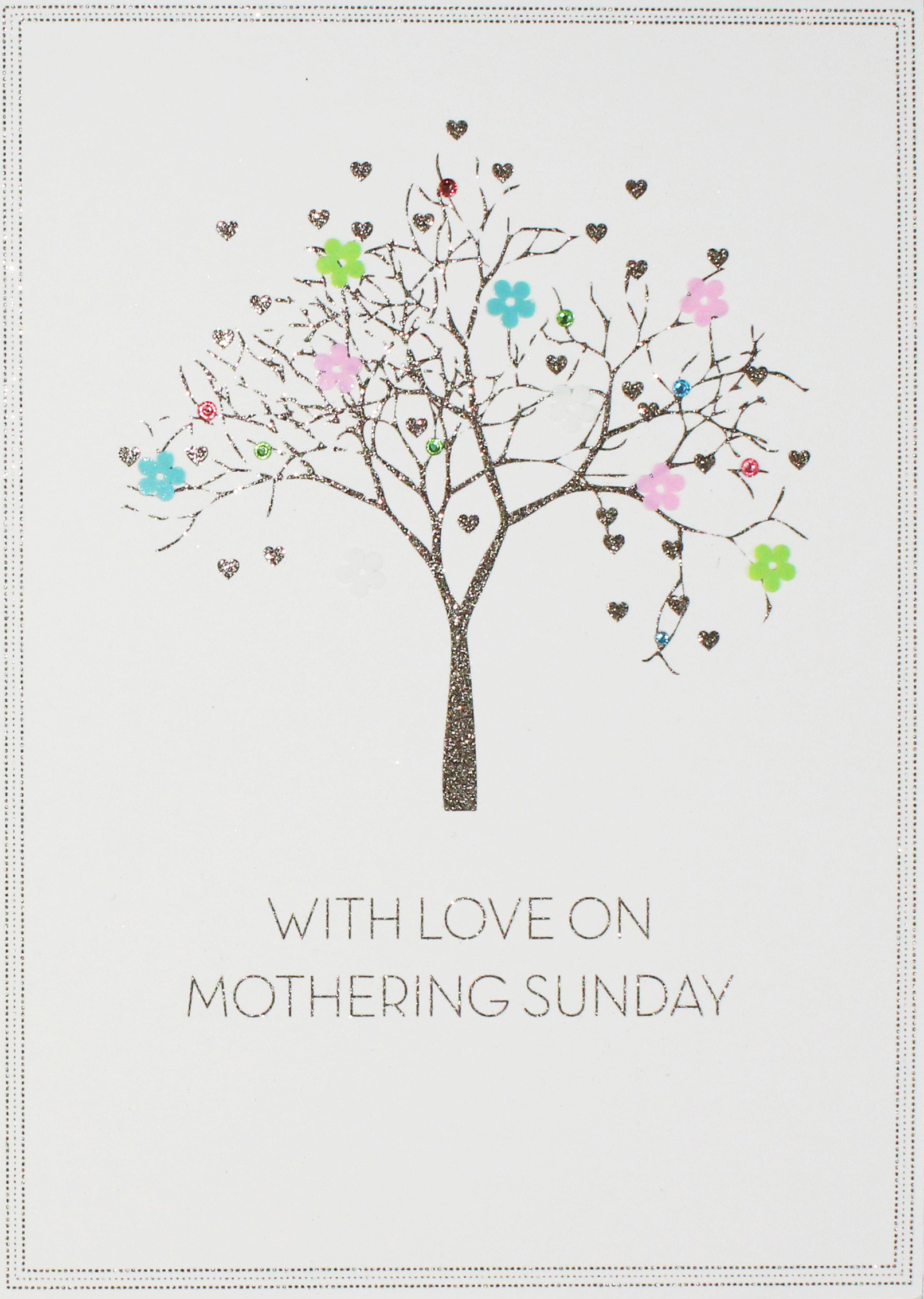 With Love On Mothering Sunday - Handmade Mother's Day Card - MY12