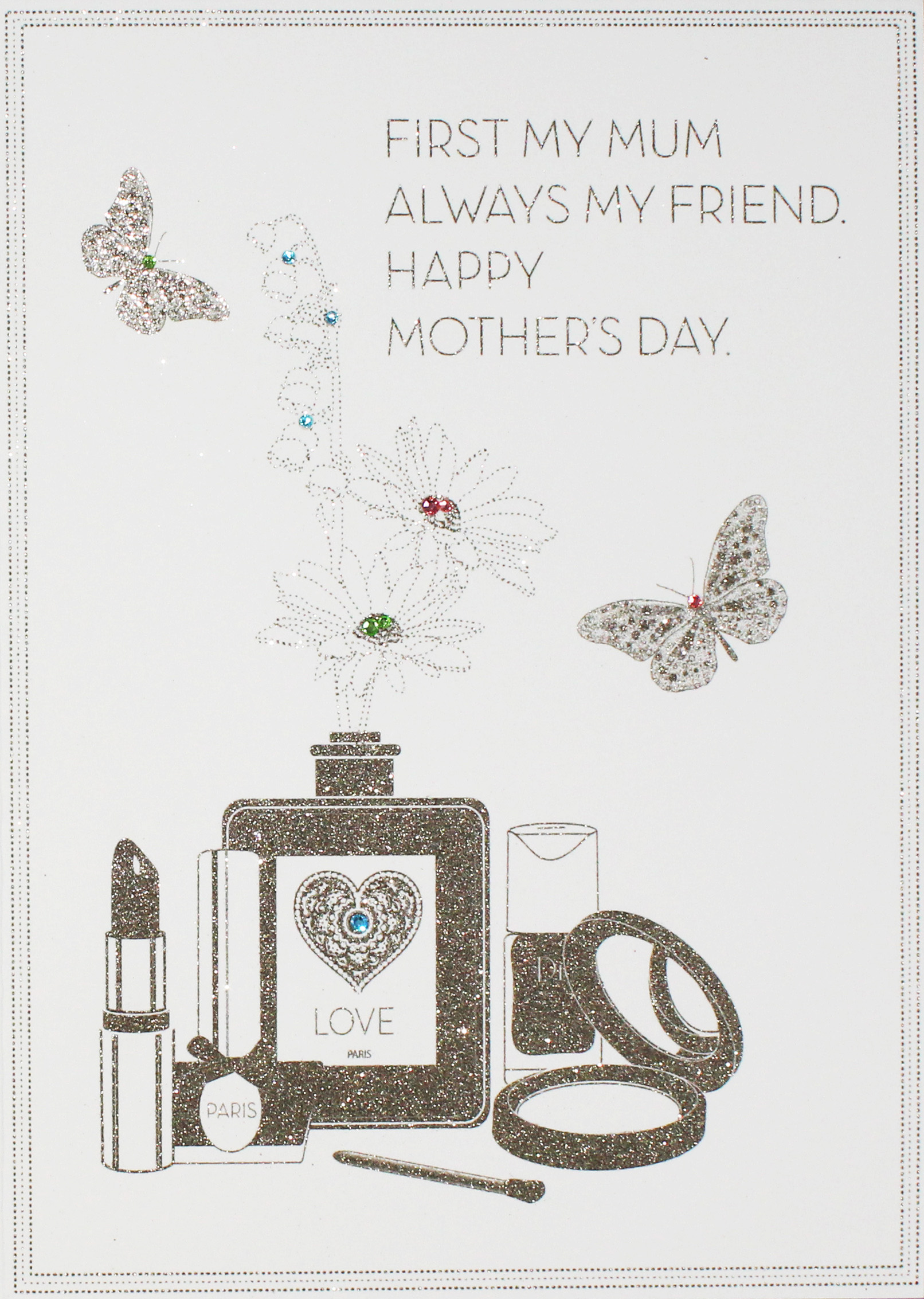 First My Mum, Always My Friend - Handmade Mother's Day Card - MY4