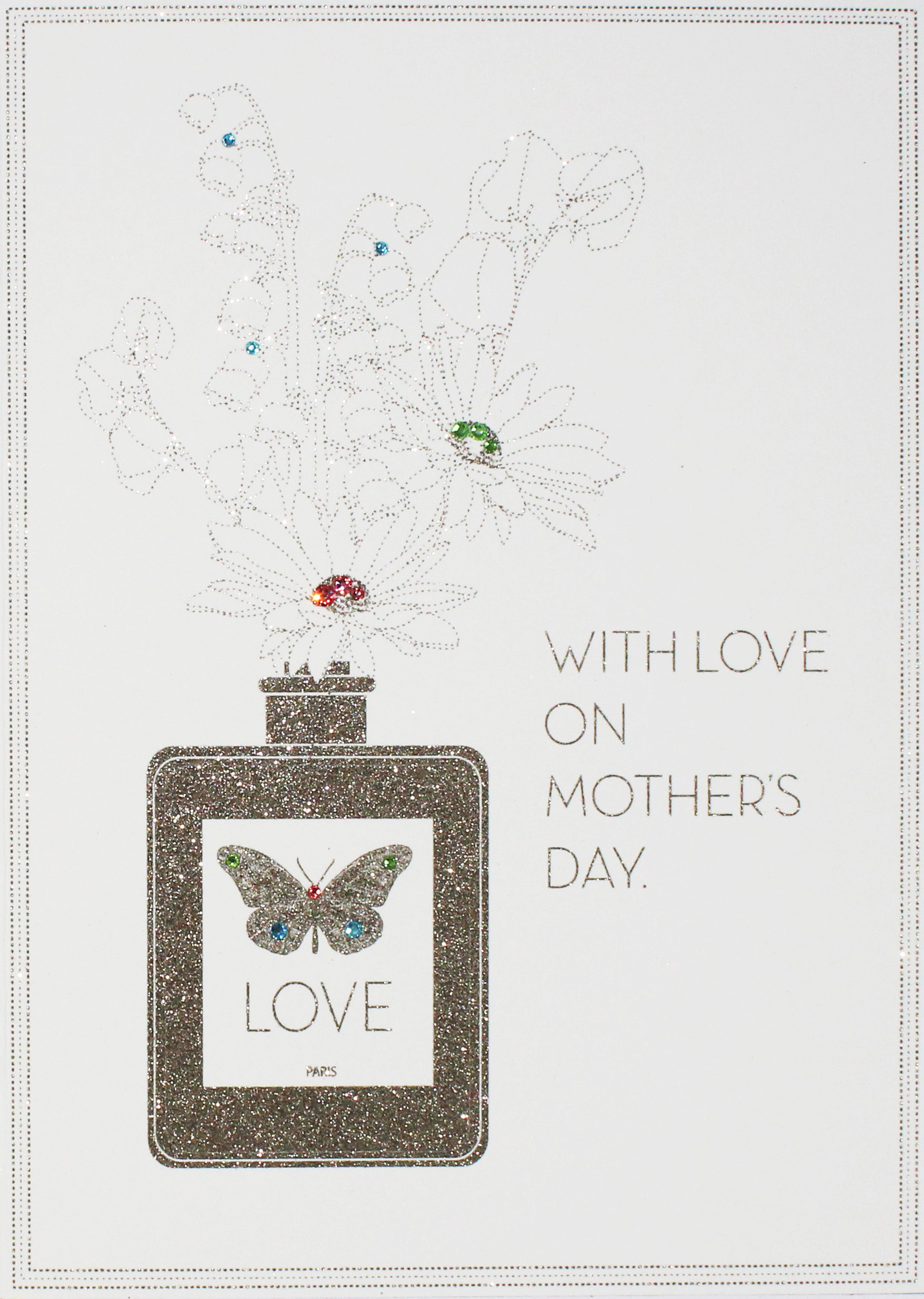 With Love On Mother's Day - Handmade Mother's Day Card - MY8