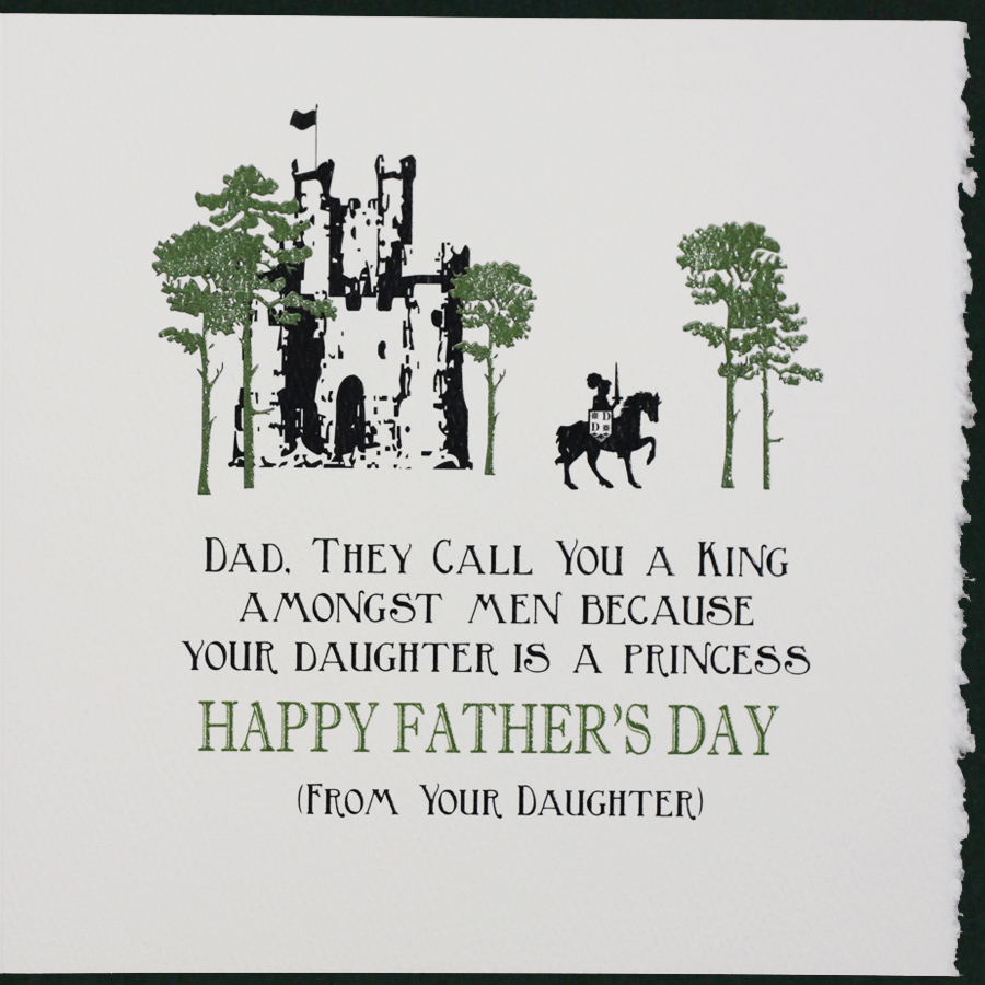 King Amongst Men - Quality Father's Day Card - FP11