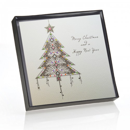 Merry Christmas / Happy New Year  - Boxed Christmas Cards  ( 6 Per Box )  NEB6 - Image 2