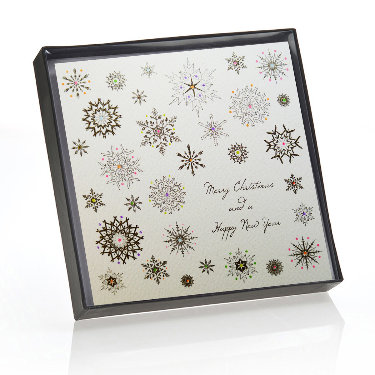 Merry Christmas / Happy New Year  Boxed Christmas Cards ( 6 Per Box