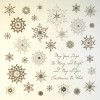 May All Your Christmases Be White  -  Handmade Open Christmas Card  -  QW11