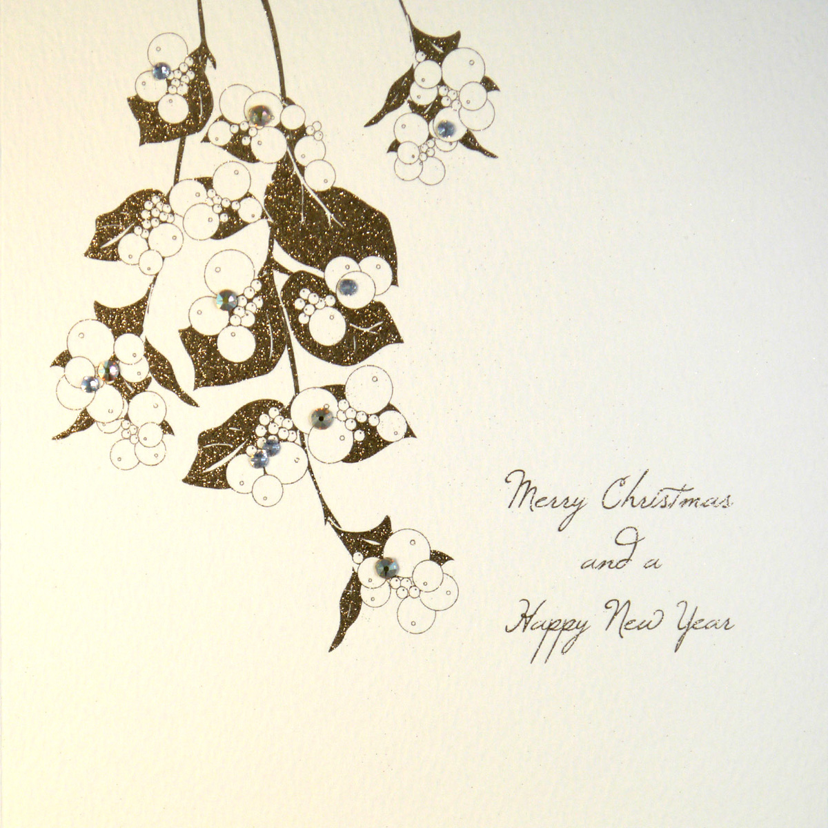 Merry Christmas / Happy New Year – Handmade Open Christmas Card – QW7
