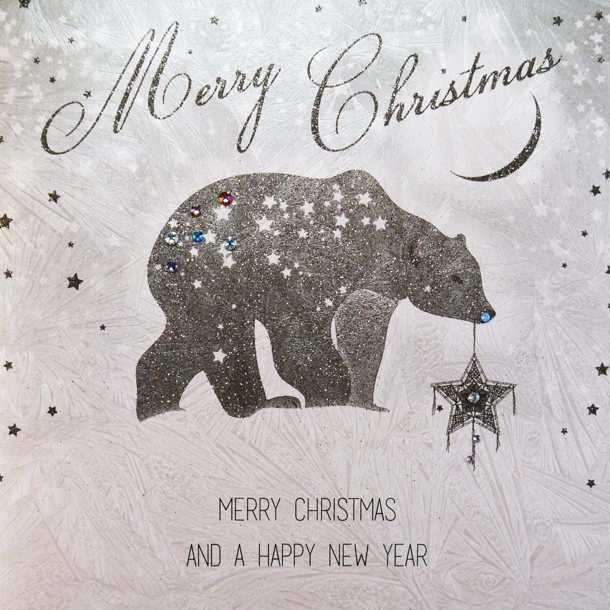 Merry Christmas / Happy New Year Handmade Open Christmas Card VV6