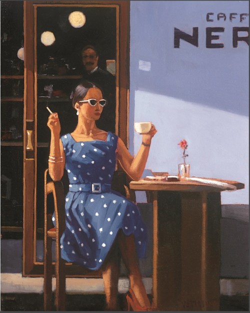 The Letter  Jack Vettriano Open Greeting Card HPVC006