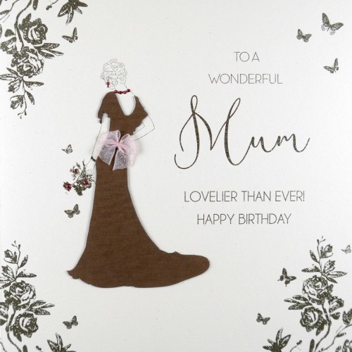 To A Wonderful Mum  -  Large Handmade Birthday Card  -  RAD11