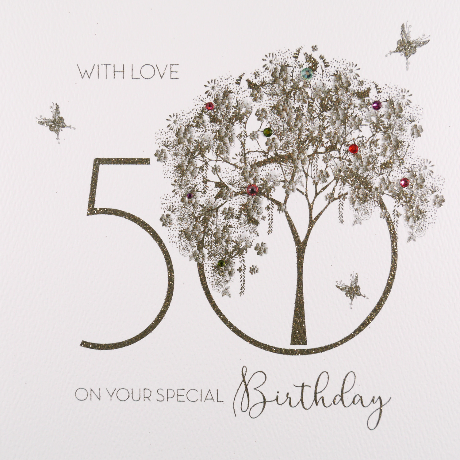 With Love On Your Special Birthday Handmade 50th Birthday Card Gs20 With Love On Your Special Birthday Handmade 50th Birthday Card Gs20
