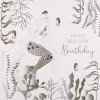 Have A Beautiful Birthday / Mermaid  -  Handmade Open Birthday Card  -  GS7