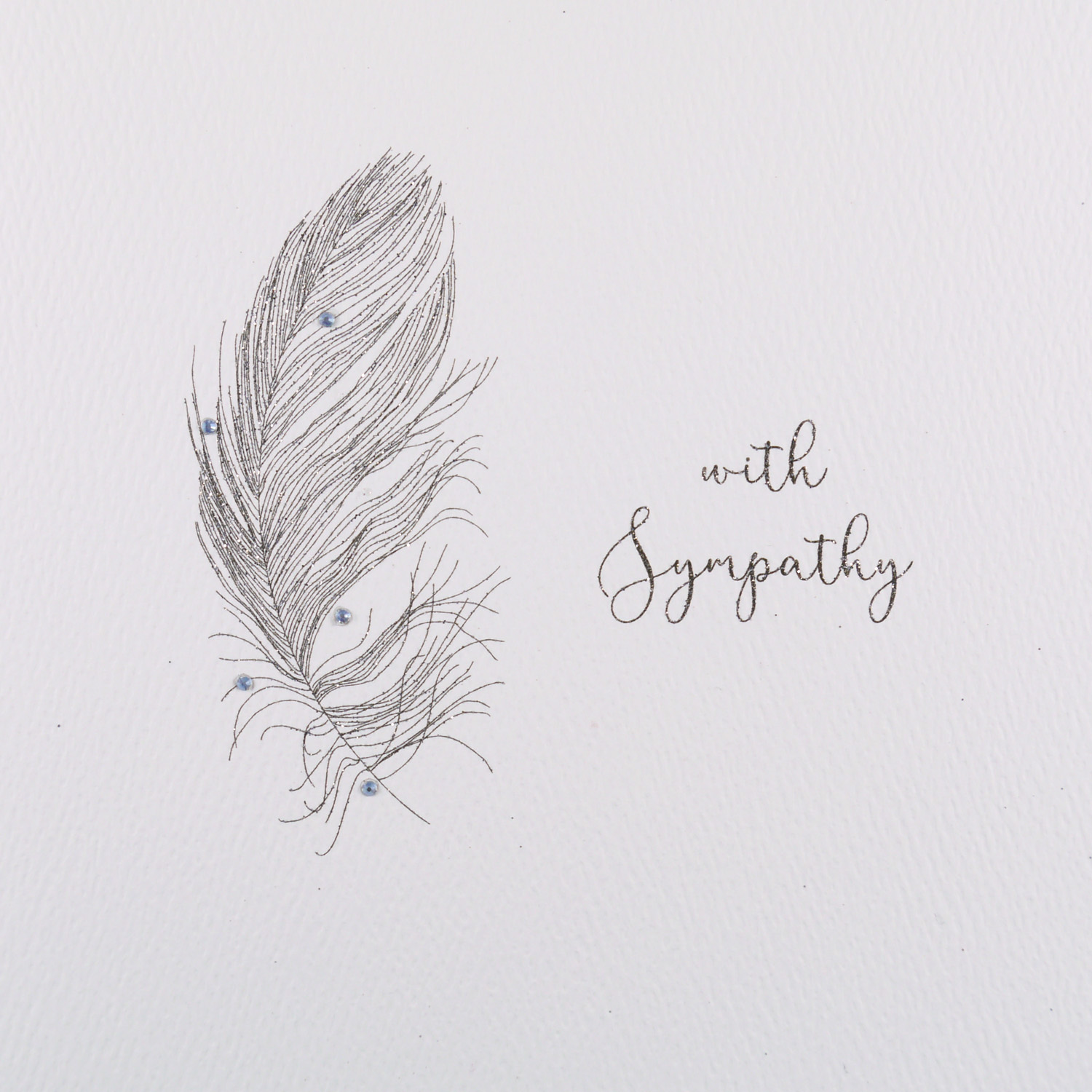 With Sympathy - Handmade Greeting Card - GSM2