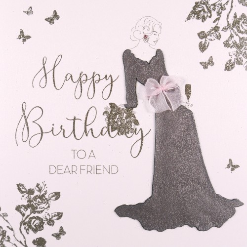 Happy Birthday To A Dear Friend  -  Handmade Birthday Card  -  RM11