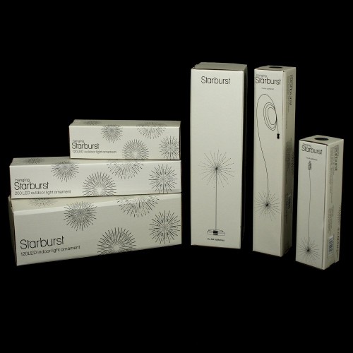 Starburst Silver 50 cm Indoor / Outdoor Led Light Ornament - Image 3
