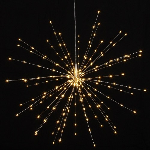 Starburst Silver 50 cm Indoor / Outdoor Led Light Ornament