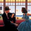 Edith And The Kingpin   -  Open Edition Print By Jack Vettriano / 40 cm x 50 cm