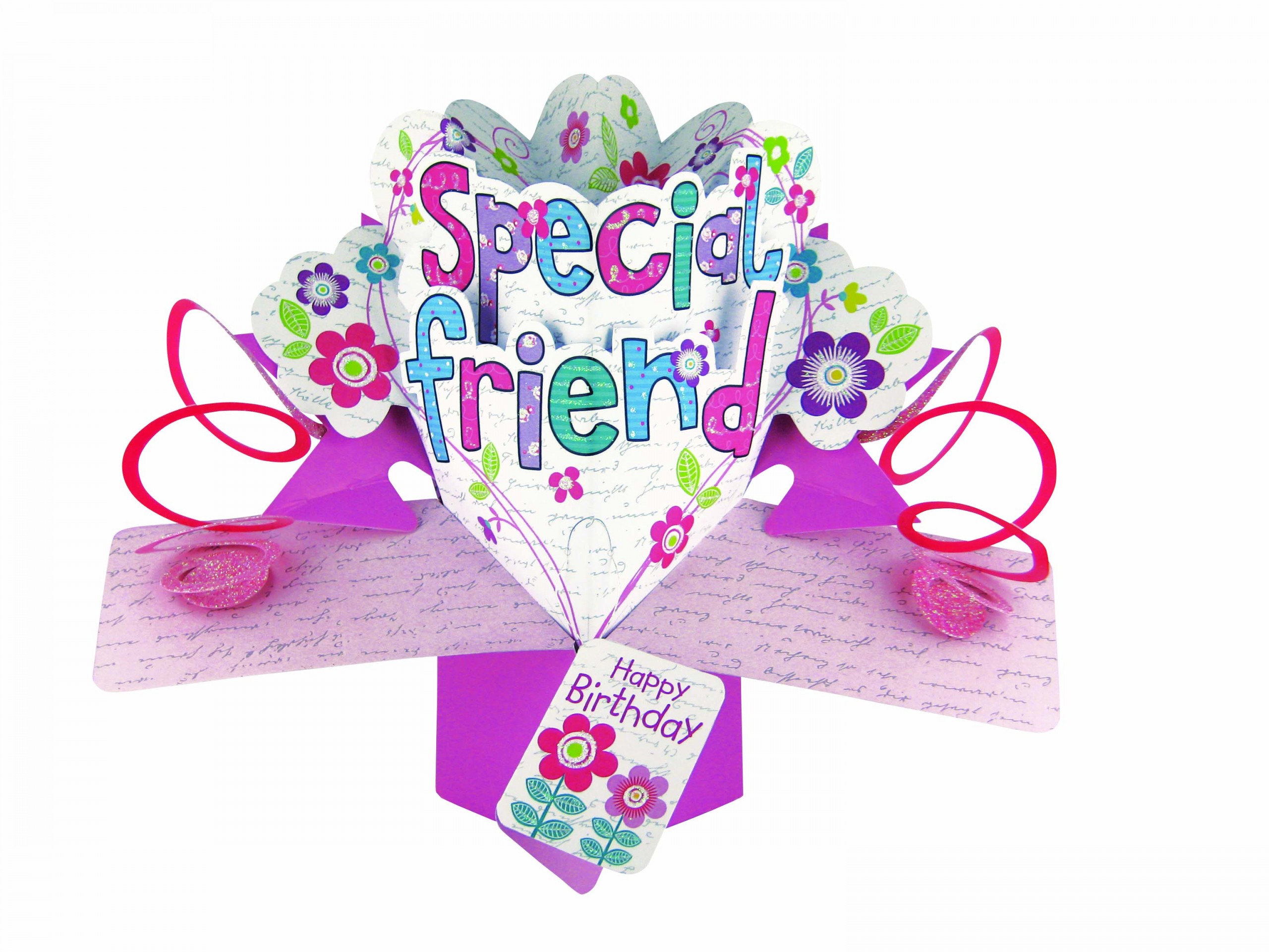 Special Friend - Birthday Pop Up Card - POP098