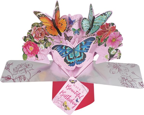 pop open box with butterflies