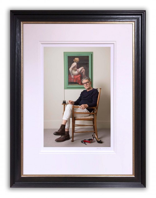 Portrait Of Jack Vettriano By Ian McIlgorm  - Framed Limited Edition Print By Jack Vettriano - Image 2