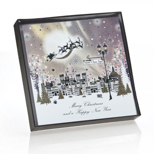 Merry Christmas / Happy New Year  - Boxed Christmas Cards  ( 6 Per Box )  GLB2 - Image 3