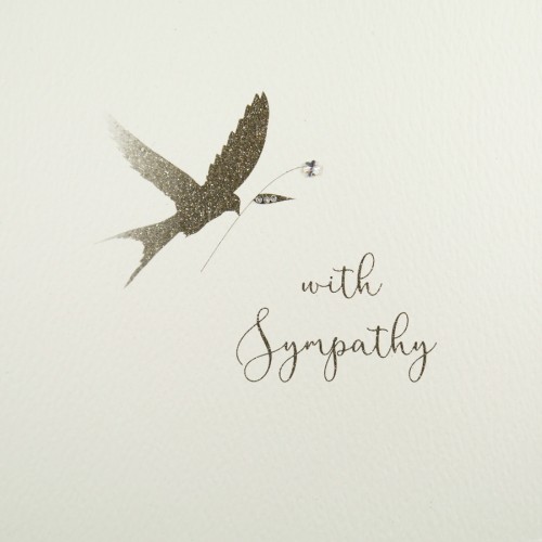 With Sympathy   -  Handmade Sympathy Card  /  GS64