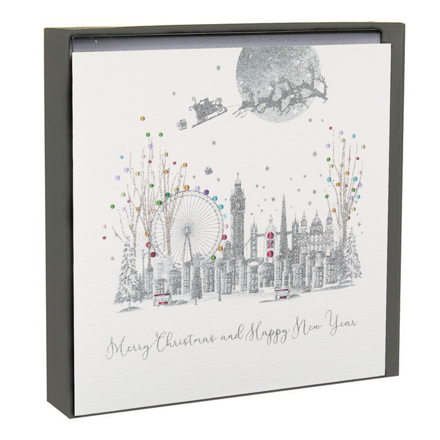 Merry Christmas / Happy New Year - Boxed Christmas Cards ( 6 Per Box ) ICB2 - Image 3