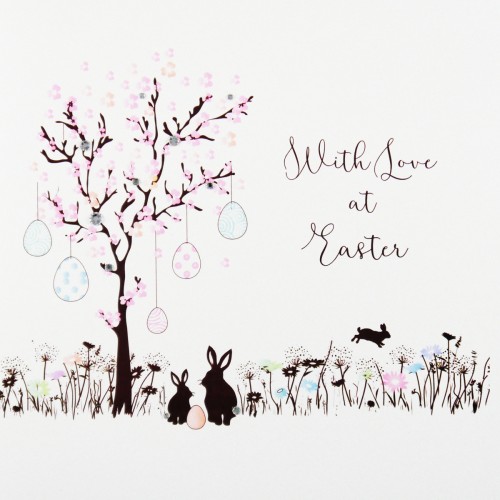 With Love At Easter  -  Handmade Easter Card / SF5