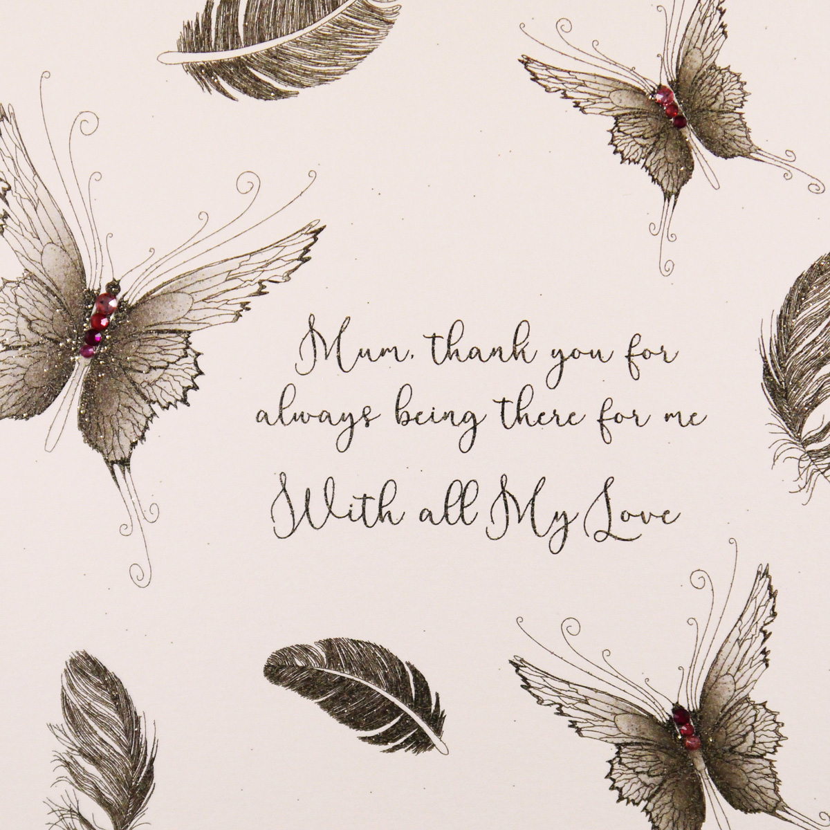 Mum Thank You For Always Being There For Me Open Mother s Day Card 