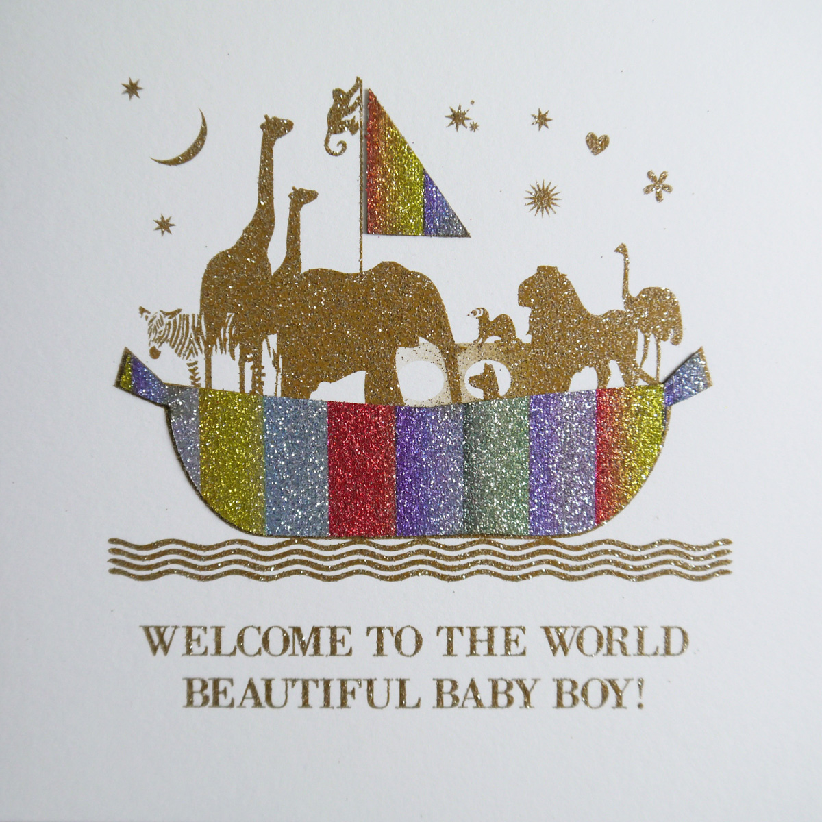 Welcome To The World / Boy - Handmade New Baby Card / NE3
