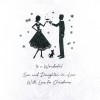 To A Wonderful Son & Daughter-In-Law  -  Handmade Christmas Card   /  DR26